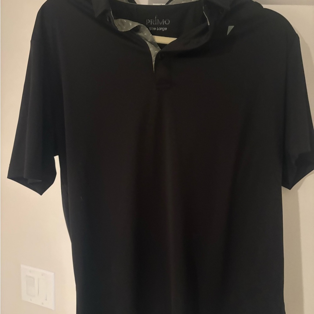 Primo Men's Black Polo Shirt — Micah Morris Collection